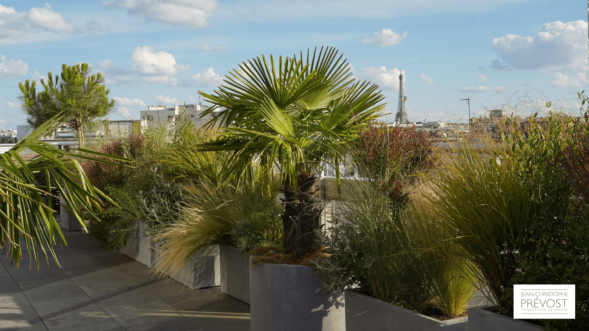 Projet de Terrasses à Paris avec vue sur la Tour Eiffel