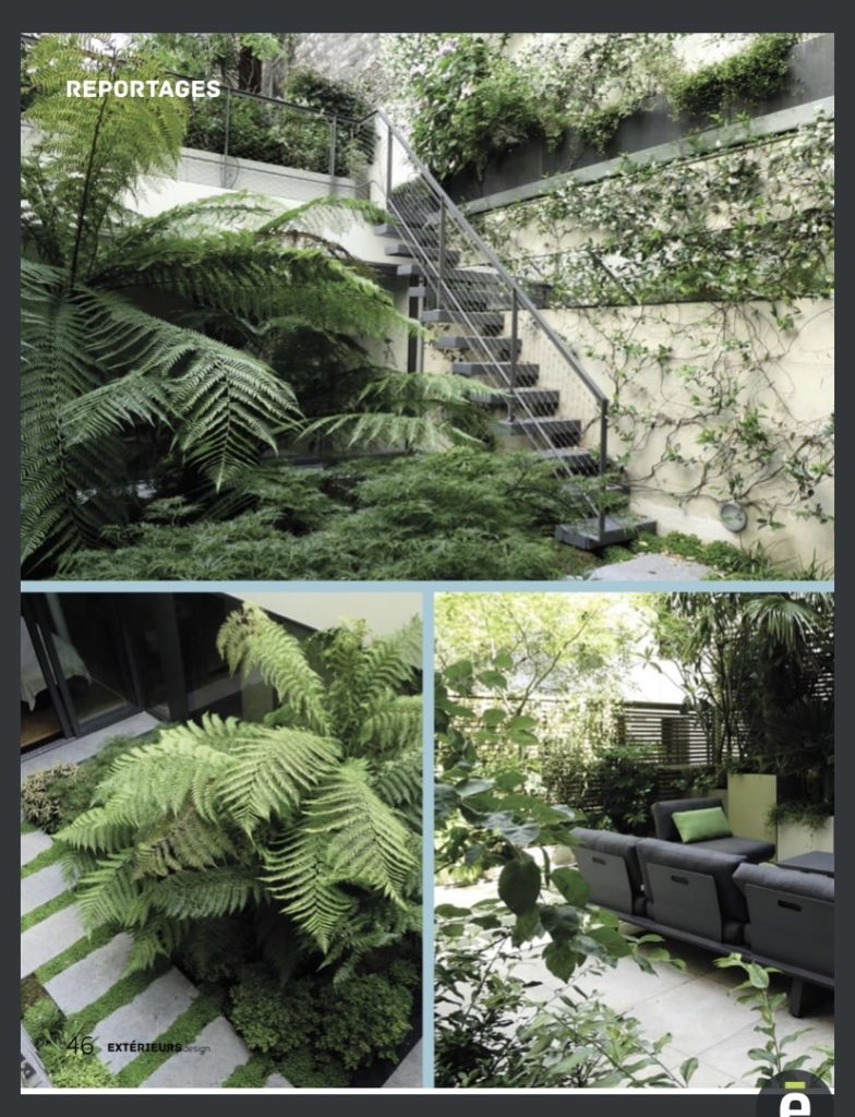 Article du journal Intérieur Design - Page 46 - photo du jardin